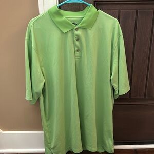 Pebble Beach green button up shot size XXL